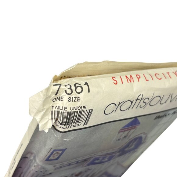 Simplicity Daisy Kingdom Sewing Pattern Nursery Set New Uncut 7361 - Picture 3 of 3